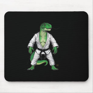 Rex Martial Arts Dinosaur Judo Jiu-jitsu Karate Mouse Pad
