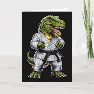Rex Martial Arts Dinosaur Karate Judo Bjj Fighter  Card