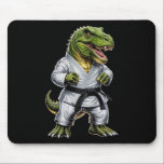 Rex Martial Arts Dinosaur Karate Judo Bjj Fighter  Mouse Pad<br><div class="desc">Rex Martial Arts Dinosaur Karate Judo Bjj Fighter</div>