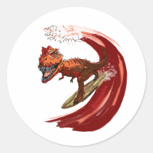Rex SuRfinG Classic Round Sticker