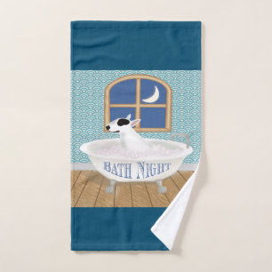 Rex The TV Terrier Bath Night hand towel