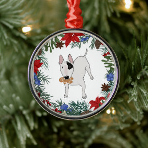 Rex The TV Terrier Glass Ornament