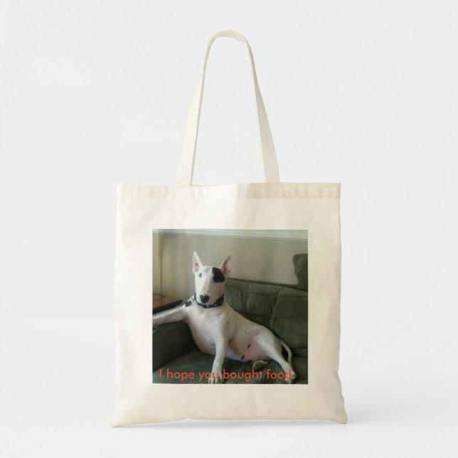 Rex The TV Terrier "I hope you bought food" Tote Bag (Front)