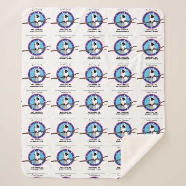 Rex The TV Terrier, Rex bkanket Sherpa Blanket (Front)