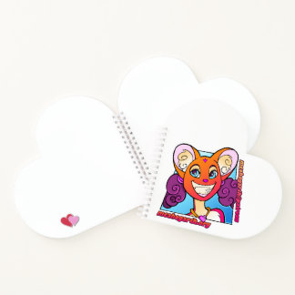 Rexina Regina Heart-Shaped Blank Notebook