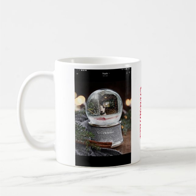 Rexy Christmas Mug (Left)
