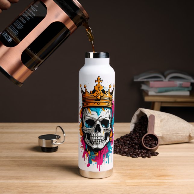 REY CALAVERA WATER BOTTLE (Coffee (Rotated))