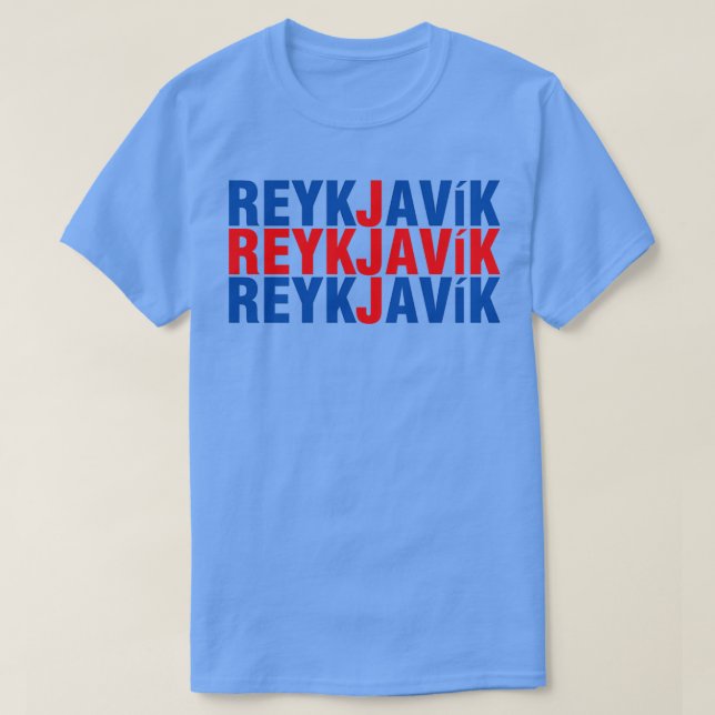 Reykjavik borg iceland T-Shirt (Design Front)