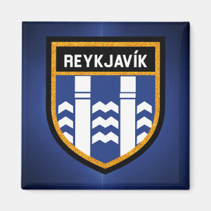 Reykjavík Flag Magnet