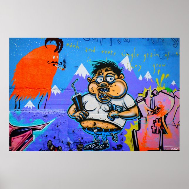 Reykjavik Graffiti Poster (Front)