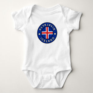 Reykjavik Iceland Baby Bodysuit