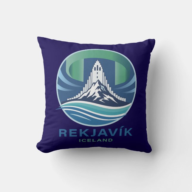 Reykjavik Iceland Europe Cushion (Front)