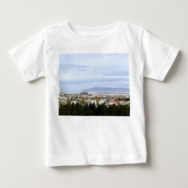 Reykjavik Iceland Europe Mount Esja Photo Baby T-Shirt (Front)