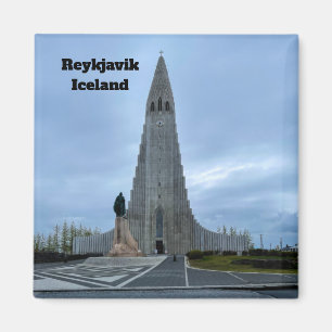 Reykjavik Iceland Hallgrimskirkja Personalise Magnet