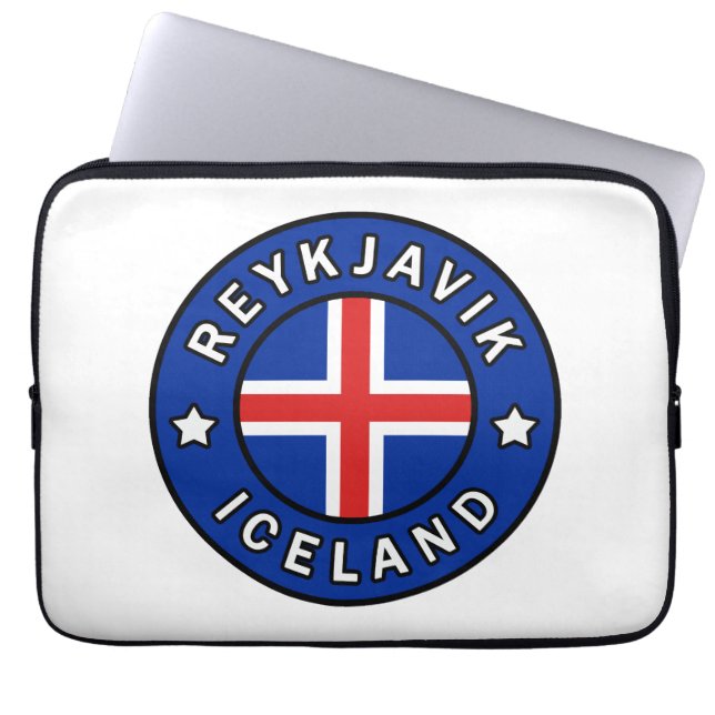 Reykjavik Iceland Laptop Sleeve (Front)