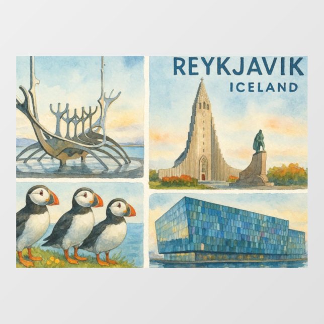 Reykjavik Iceland multiview  (Sheet)
