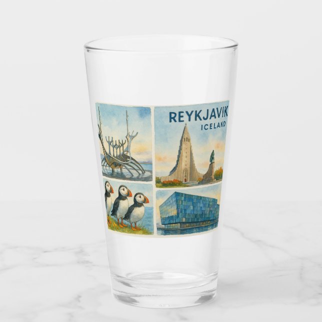 Reykjavik Iceland multiview  Glass (Front)