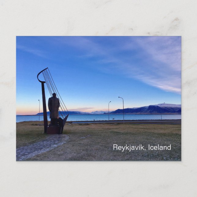 Reykjavik Iceland Postcard with writing (Front)