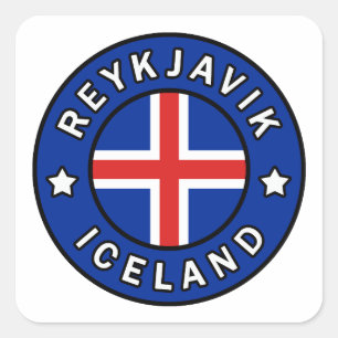 Reykjavik Iceland Square Sticker