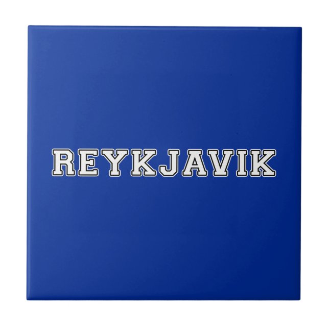 Reykjavik Iceland Tile (Front)