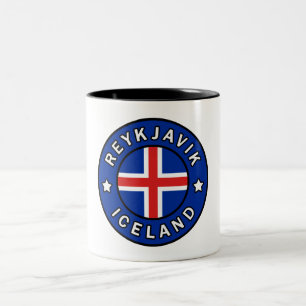 Reykjavik Iceland Two-Tone Coffee Mug