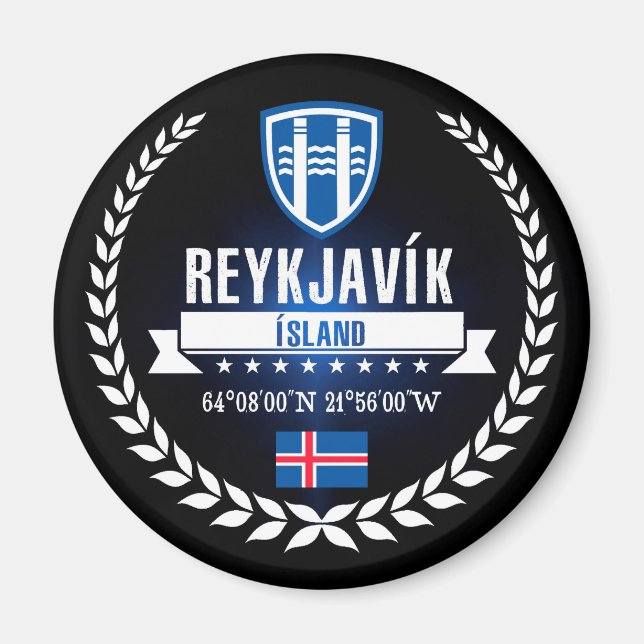 Reykjavík Magnet (Front)