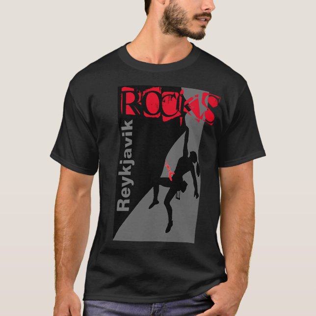 Reykjavik Rocks T-Shirt (Front)