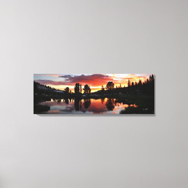 Reymann Lake Sunset - Yosemite Canvas Print (Front)