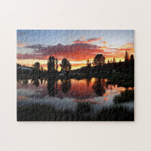 Reymann Lake Sunset - Yosemite Jigsaw Puzzle