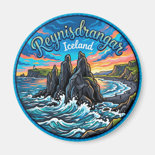 Reynisdrangar Iceland Magnet