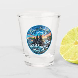 Reynisdrangar Iceland Shot Glass