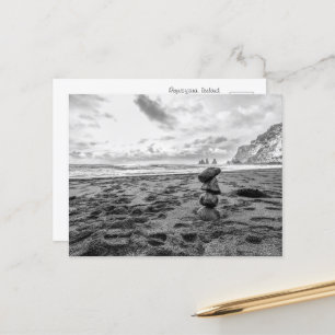 Reynisfjara Beach Cairn Postcard