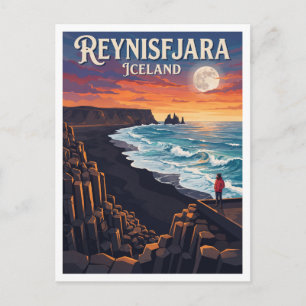 Reynisfjara Vík í Mýrdal Iceland Postcard