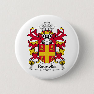Reynolds Family Crest 6 Cm Round Badge