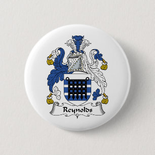 Reynolds Family Crest 6 Cm Round Badge