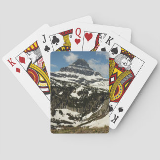 Reynolds Mountain from Logan Pass at Glacier Park Playing Cards