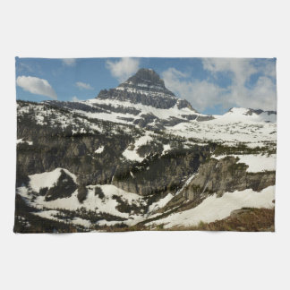 Reynolds Mountain from Logan Pass at Glacier Park Tea Towel