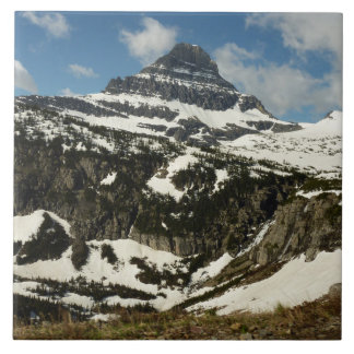 Reynolds Mountain from Logan Pass at Glacier Park Tile