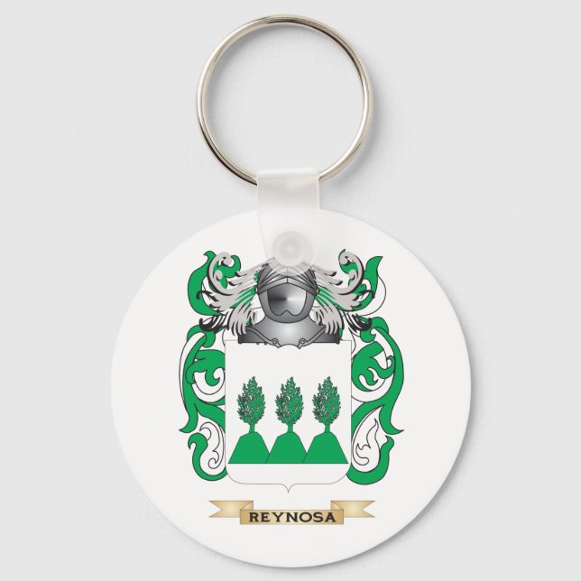 Reynosa Coat of Arms (Family Crest) Key Ring (Front)