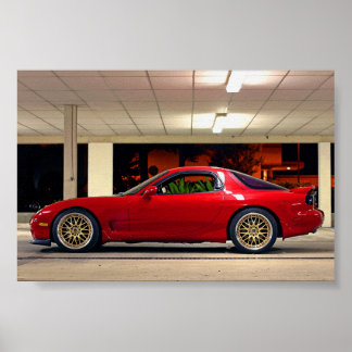 Rey's FD RX-7 Poster