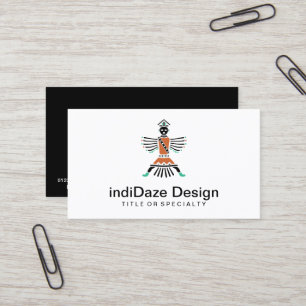 rez knifewing warrior business card