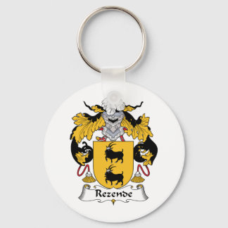 Rezende Family Crest Key Ring