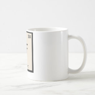 Rf - Roquefort Cheese Chemistry Periodic Table Coffee Mug
