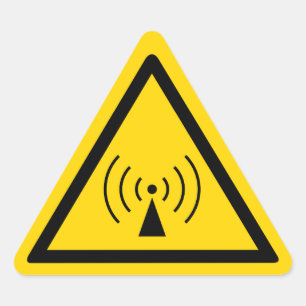 rf Warning Sticker