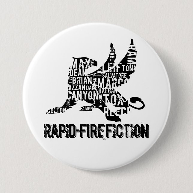 RFF Griffin Button BLK Logo (Front)