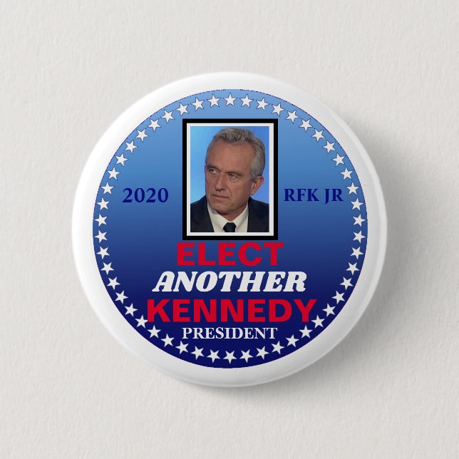 RFK Jr. 2020 6 Cm Round Badge (Front)