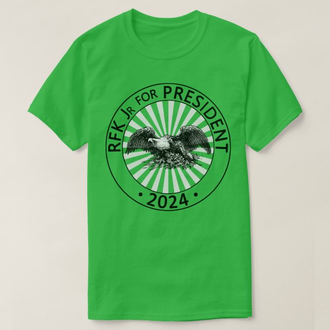 RFK Jr For 2024 2 T-Shirt (Design Front)