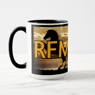 RFM horse and sunset/sunrise Mug