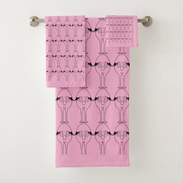 RG RA Egg Art Bath Towel Set (Insitu)