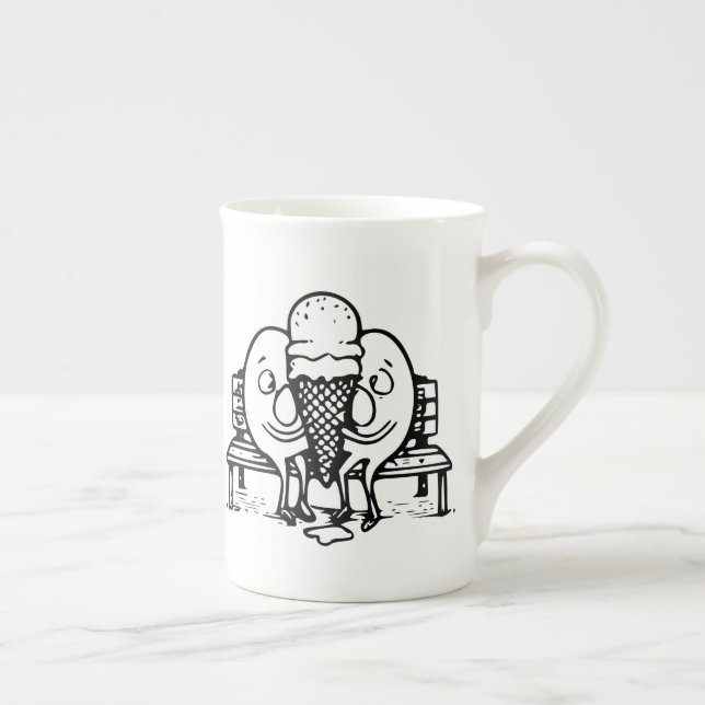 RG RA Egg Art Bone China Mug (Right)